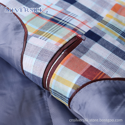 Checked Colorful Breathable Cotton Splicing Cloth